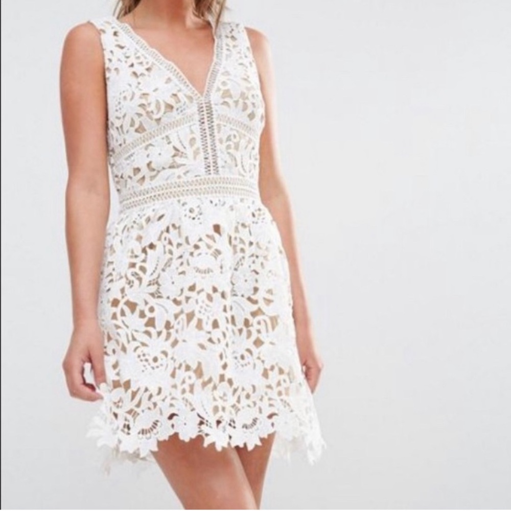 Premium Crochet Lace Dress - Like New
